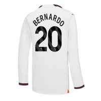 Manchester City Bernardo Silva #20 Vieraspaita 2023-24 Pitkähihainen